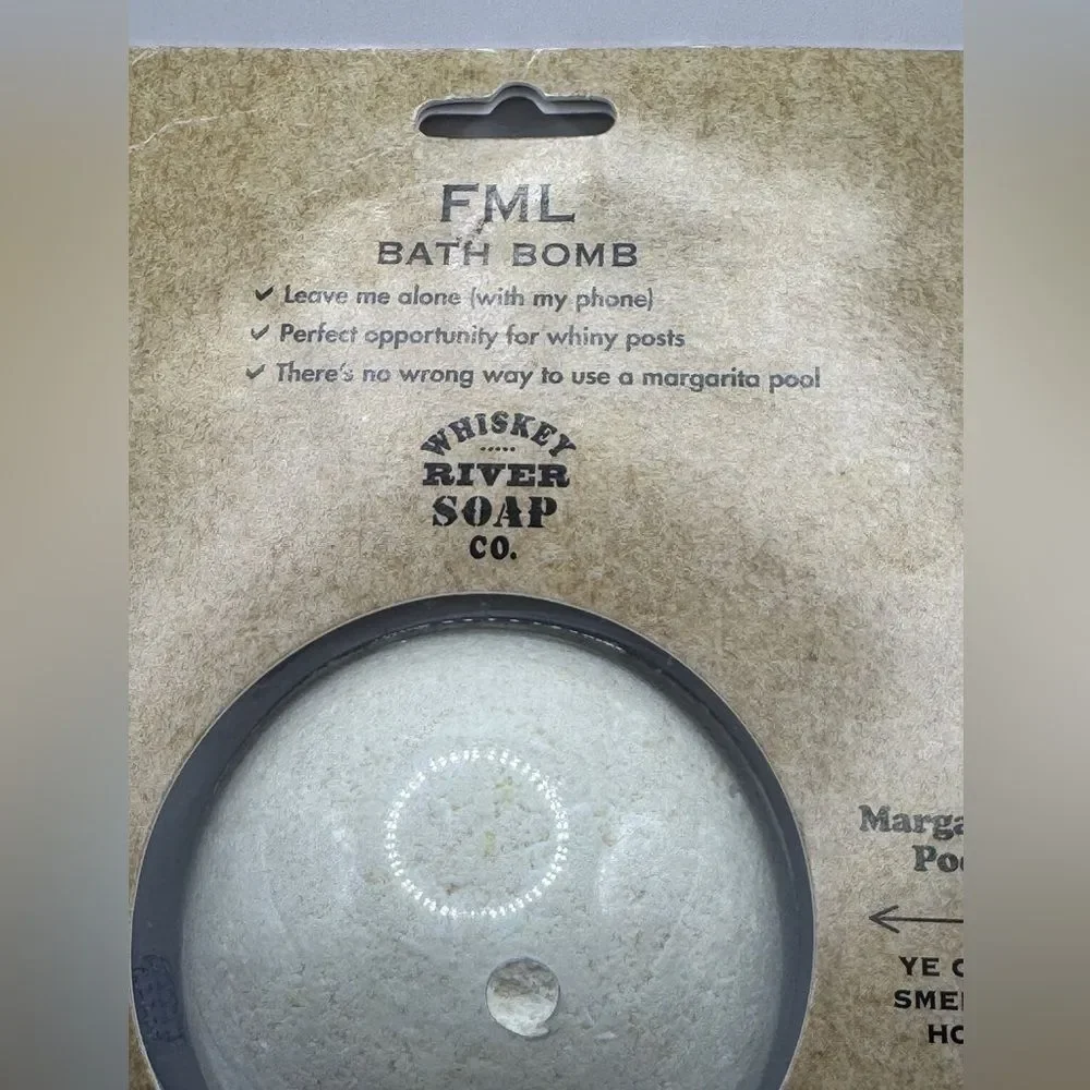 5/$25 Whiskey River Soap Co. FML Bath Bomb Margarita Pool NWT